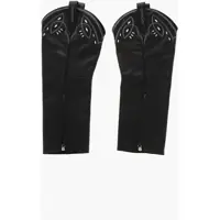 Cizme lungi Leather Western Gaiters With Inner Zip Femei