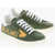 DSQUARED2 Olop Suede Sneakers With Side Print Green