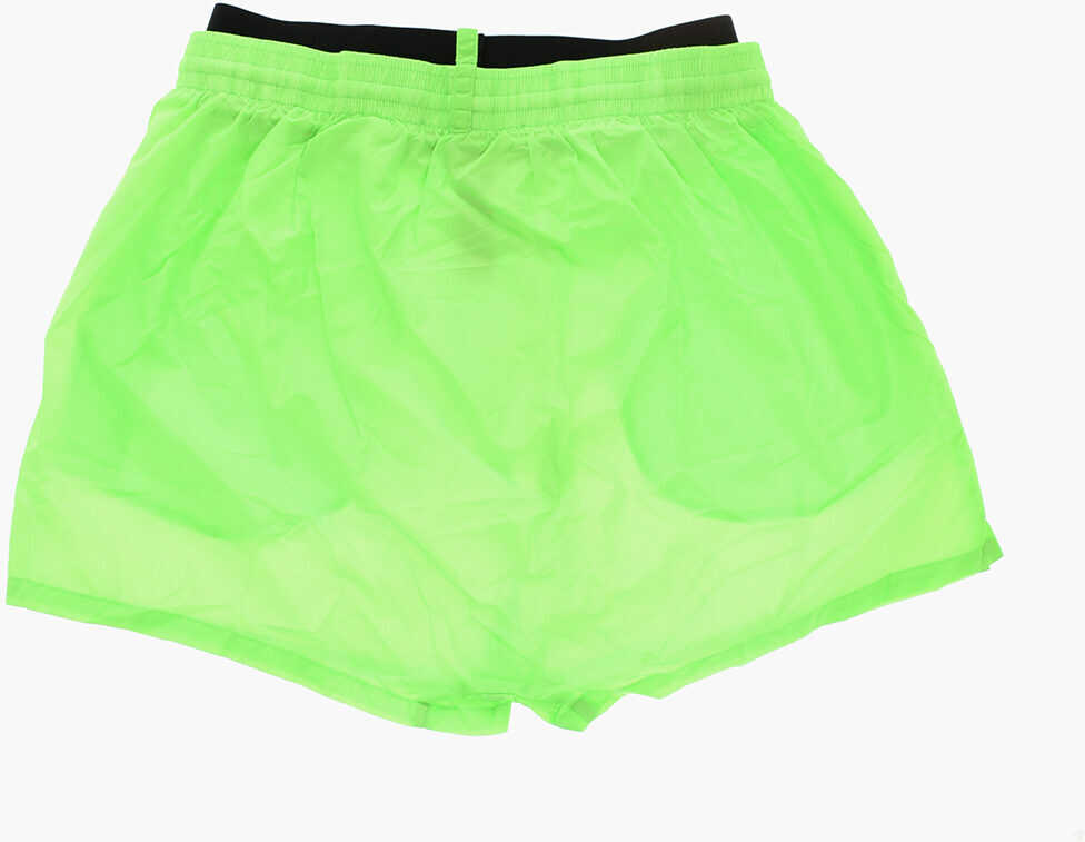 Bermude DSQUARED2 Swimshorts With Double Elastic Waistband Green Barbati (BM 19254311) 3