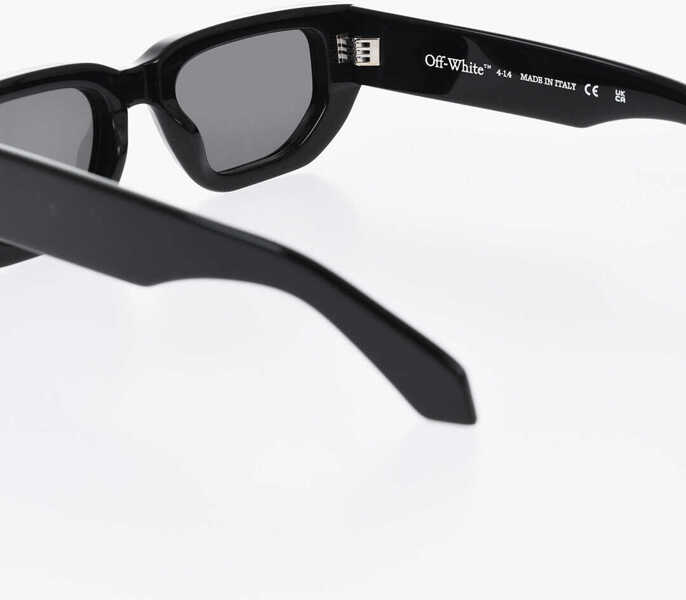 Ochelari de soare Off-White Solid Color Greeley Rectangular Sunglasses Black Femei (BM 19254314) 3