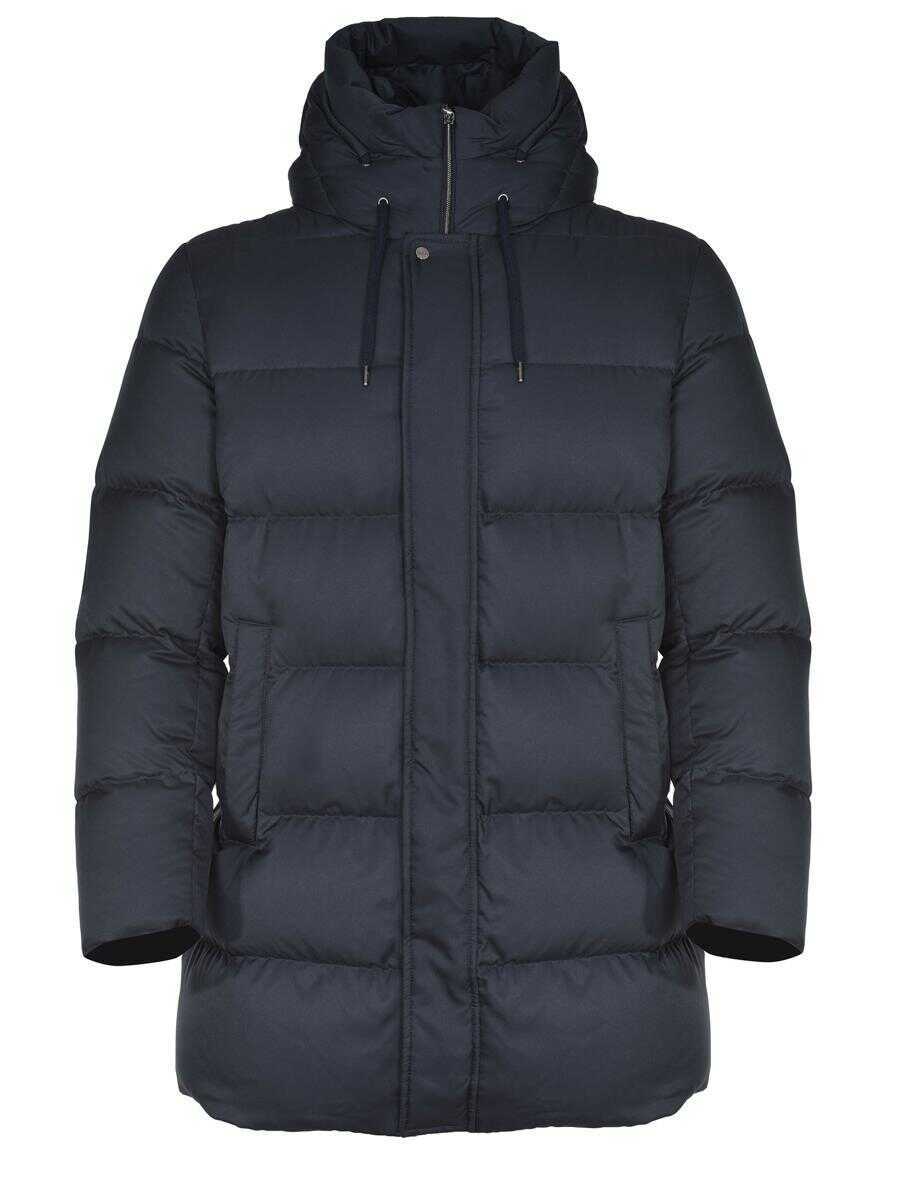 Paltoane Herno Herno  Coats BLUE Barbati (BM 19254339) 1