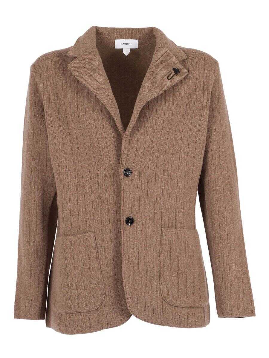 Costume Lardini Lardini Single-Breasted Jacket Beige Barbati (BM 19254423) 1