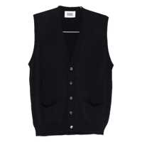 Pulovere Alpha Studio Knitted Vest With V-Neck Barbati