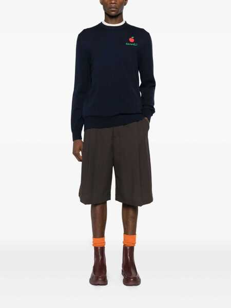 Pulovere Mc2 Saint Barth MC2 Saint Barth Heron Light Embry Crew Neck Sweater BLUE Barbati (BM 19254477) 2