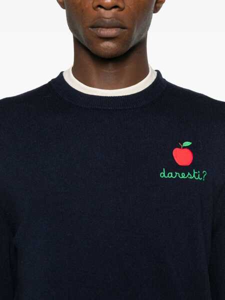 Pulovere Mc2 Saint Barth MC2 Saint Barth Heron Light Embry Crew Neck Sweater BLUE Barbati (BM 19254477) 5