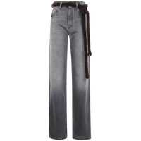Blugi Darkpark "Lufur" Belt Adorned Straight Leg Denim Clothing Femei