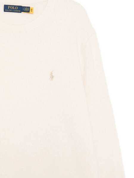 Pulovere Ralph Lauren Polo Ralph Lauren Crewneck Sweater In Soft Cream Alpaca Blend Beige Barbati (BM 19254708) 3