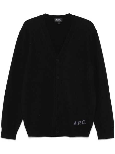 Pulovere A.P.C. A.P.C.  Sweaters Black Barbati (BM 19254777) 1