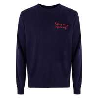 Pulovere MC2 Saint Barth Crew Neck Sweater With Embroidery Barbati