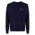 Mc2 Saint Barth MC2 Saint Barth Crew Neck Sweater With Embroidery BLUE