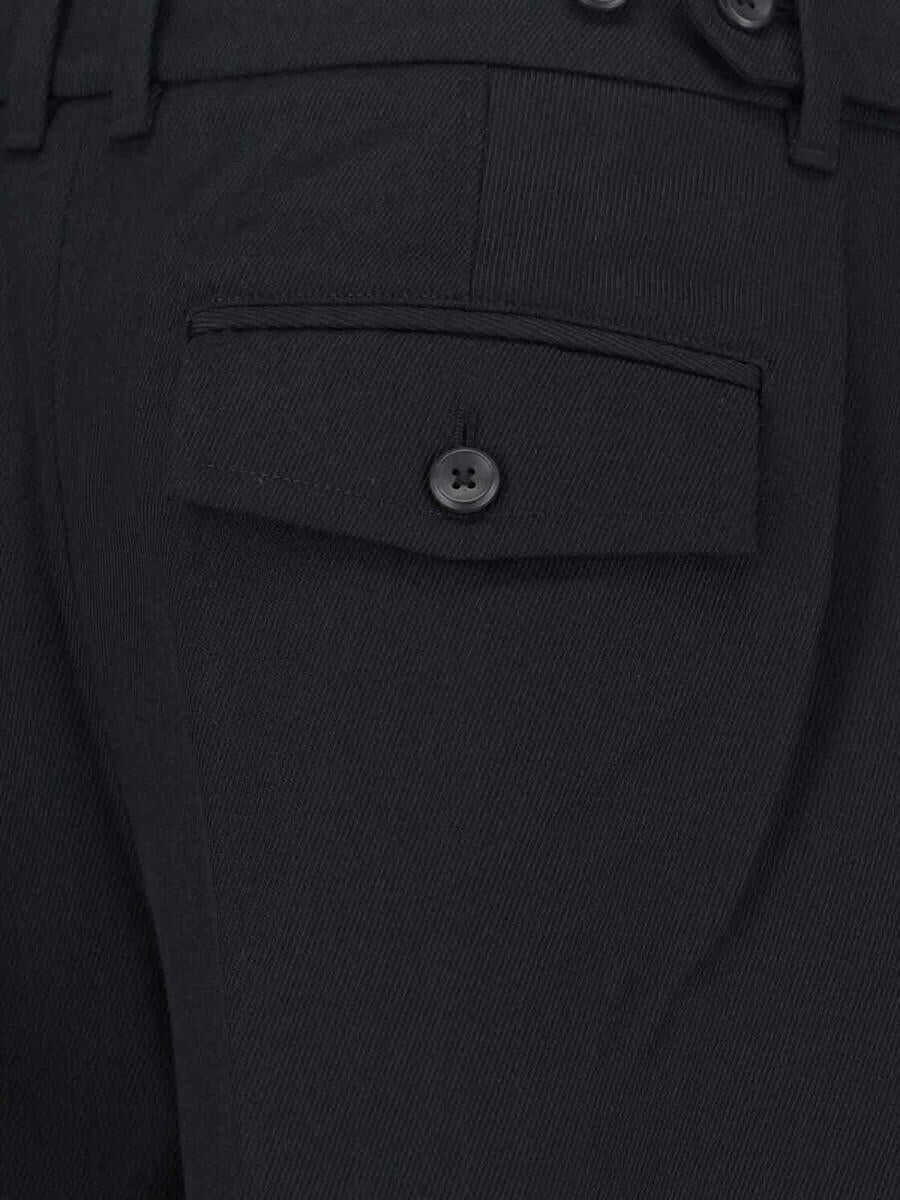 Pantaloni casual Calvin Klein Calvin Klein Trousers Black Femei (BM 19254936) 4