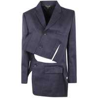 Geci Comme Des Garçons Asymetrical Jacket Clothing Femei