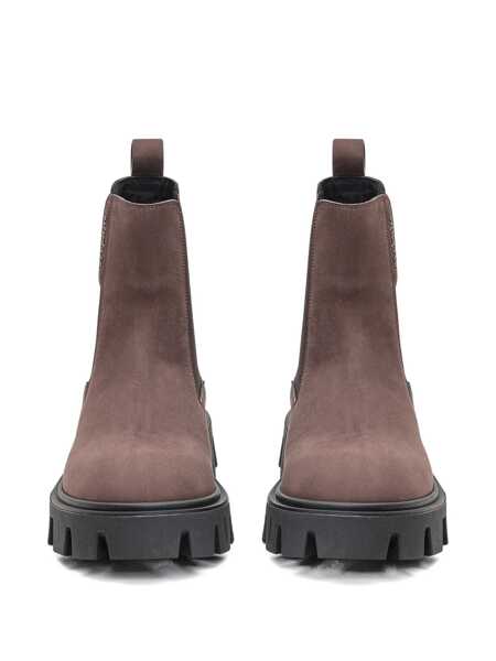 Bocanci Moncler Moncler Moncler Chelsea Boots BROWN Barbati (BM 19255137) 4
