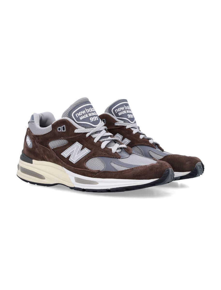 Sneakers New Balance New Balance 991 V2 Miuk Suede Mesh Sneakers BROWN Femei (BM 19255176) 3