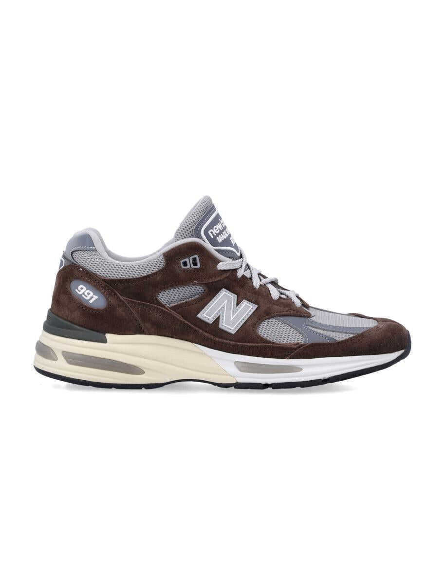 Sneakers New Balance New Balance 991 V2 Miuk Suede Mesh Sneakers BROWN Femei (BM 19255176) 1