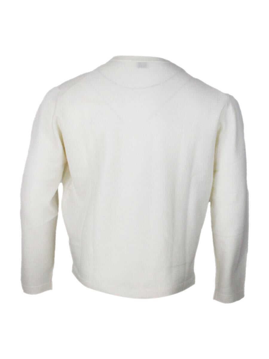 Pulovere 04651/ A TRIP IN A BAG 04651/ A Trip In A Bag Sweaters WHITE Barbati (BM 19255197) 3