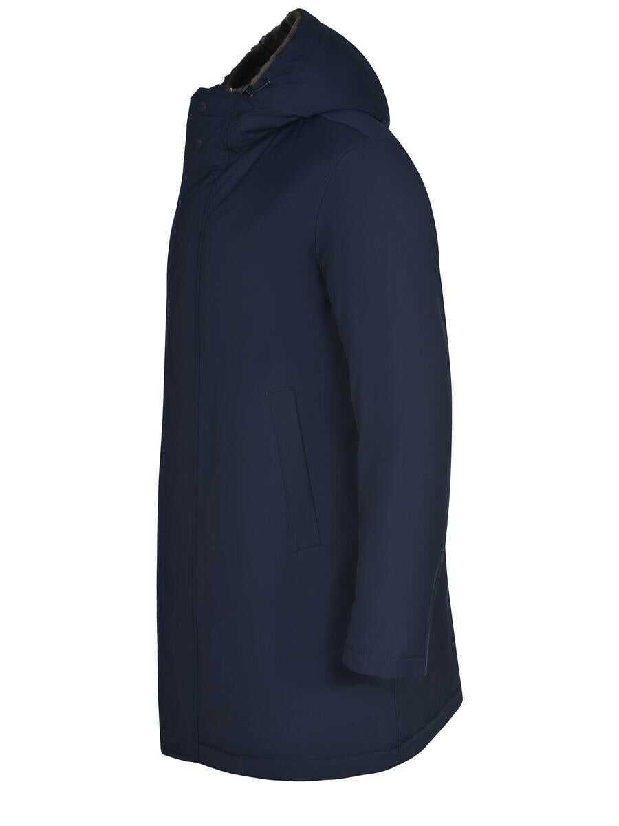 Paltoane Herno Herno  Coats BLUE Barbati (BM 19255359) 4