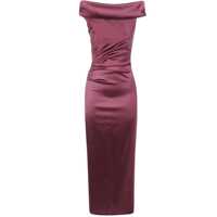 Rochii Max Mara "Opaque" Boat Neck Long Dress Clothing Femei