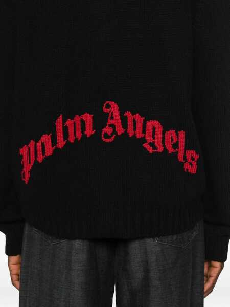 Pulovere Palm Angels Palm Angels Black Classic Hooded NERO E ROSSO Barbati (BM 19255449) 5