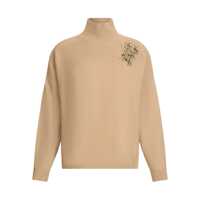 Pulovere Liu Jo Camel Wool Sweater With Embellished Embroidery Femei
