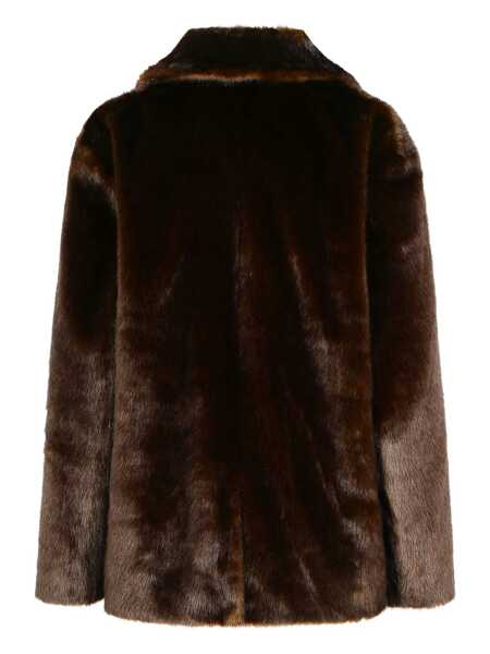 Geci STAND STUDIO Stand Studio Evyn Faux Fur BROWN Femei (BM 19255614) 2