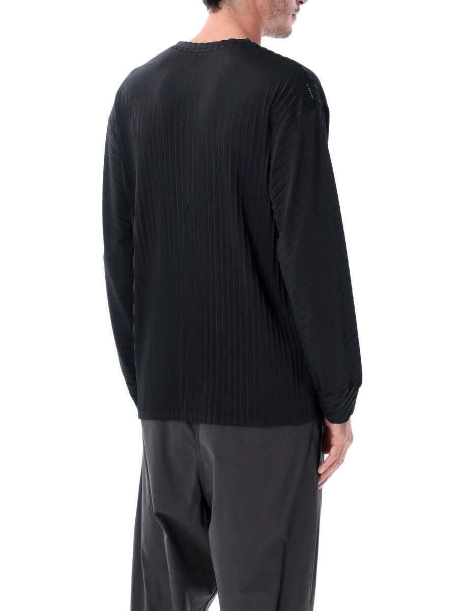 Tricouri Satisfy Satisfy Auralite Pleated Long Sleeves T-Shirt Black Barbati (BM 19255632) 2