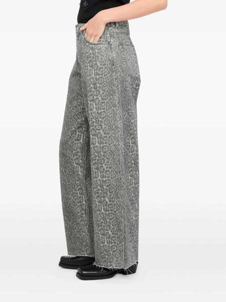 Pantaloni casual Liu Jo Liu Jo Grey High-Waisted Trousers GREY Femei (BM 19255671) 3