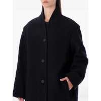 Imbracaminte STUDIO NICHOLSON Dama - Paltoane STUDIO NICHOLSON Studio Nicholson Morro Double Wool And Cashmere Coat DARK NAVY Femei (BM 19255698) - B-mall.ro