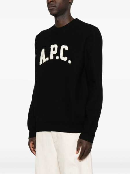 Pulovere A.P.C. A.P.C.  Sweaters Black Barbati (BM 19255722) 3
