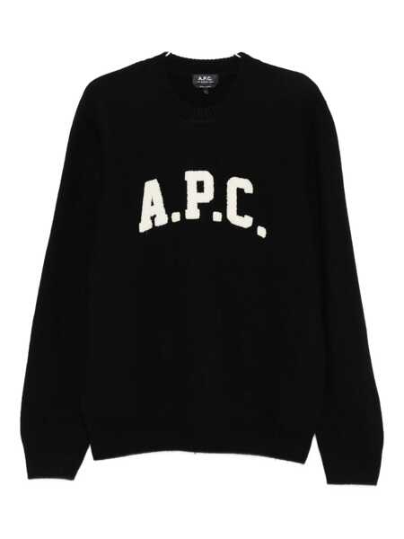 Pulovere A.P.C. A.P.C.  Sweaters Black Barbati (BM 19255722) 1