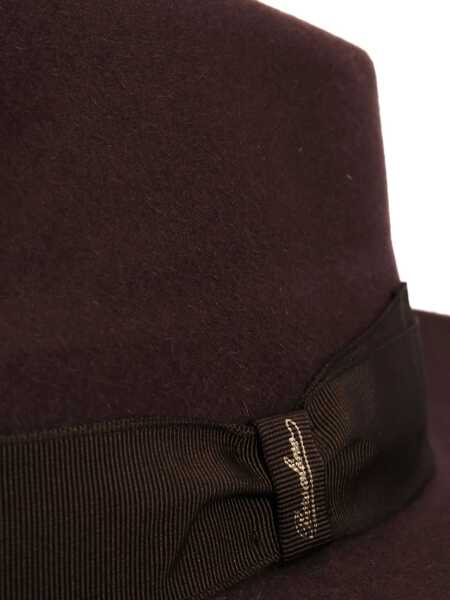 Palarii BORSALINO Fedora  hat with small brim Brown Barbati (BM 19255830) 4