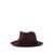 BORSALINO Fedora  hat with small brim Brown