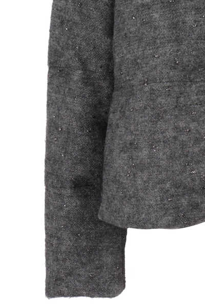 Geci de iarna Diego M MOHAIR BLEND JACKET WITH SYNTHETIC DOWN PADDING Gray Femei (BM 19255833) 3