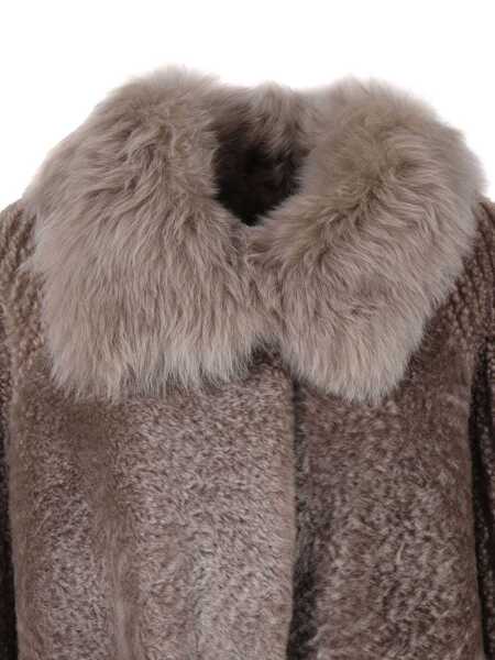 Paltoane Diego M SHEEPSKIN COAT Gray Femei (BM 19255842) 3