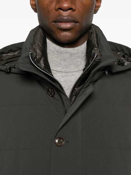 Geci MONTECORE Montecore Hooded Jacket GREY Barbati (BM 19255887) 5