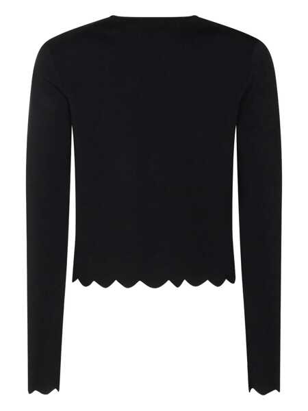 Geci TWINSET Twinset Black Viscose Casual Jacket Black Femei (BM 19255932) 2