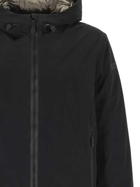 Geci Rrd RRD Black Zip-Up Hooded Jacket Black Barbati (BM 19255947) 3
