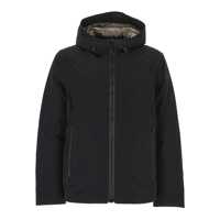 Geci RRD Rrd RRD Black Zip-Up Hooded Jacket