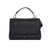 LANCEL L FLAP BAG Black  