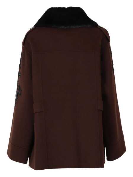 Paltoane Ermanno Scervino COAT Brown Femei (BM 19256193) 2