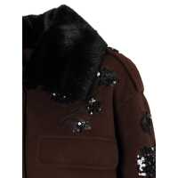 Paltoane Ermanno Scervino Dama - Paltoane Ermanno Scervino COAT Brown Femei (BM 19256193) - B-mall.ro