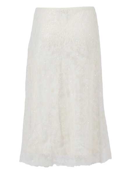 Fuste Ermanno Scervino SKIRT White Femei (BM 19256214) 2