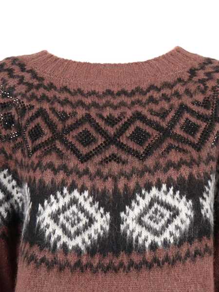 Pulovere Ermanno Scervino SWEATER Brown Femei (BM 19256217) 3
