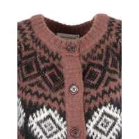 Pulovere Ermanno Scervino Dama - Cardigane Ermanno Scervino CARDIGAN Brown Femei (BM 19256220) - B-mall.ro