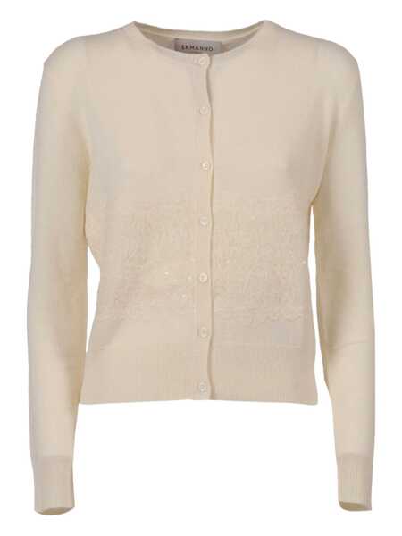 Cardigane Ermanno Scervino CARDIGAN Beige Femei (BM 19256232) 1