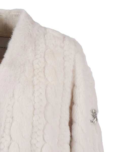Paltoane Ermanno Scervino COAT White Femei (BM 19256247) 3