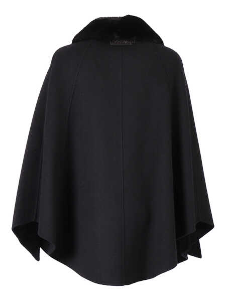 Jachete Ermanno Scervino CAPE Black   Femei (BM 19256253) 2