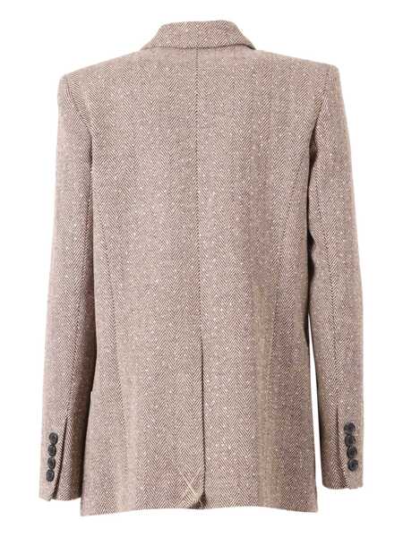 Sacouri Ermanno Scervino DOUBLE-BREASTED JACKET Beige Femei (BM 19256256) 2