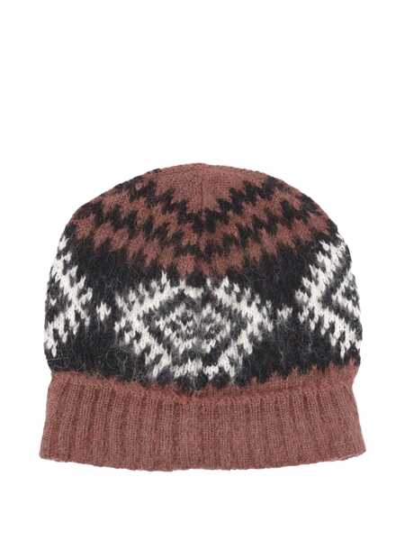 Caciuli Ermanno Scervino KNITTED BEANIE Brown Femei (BM 19256262) 2
