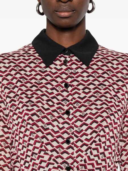 Rochii Liu Jo Liu Jo Light Beige And Red Midi Dress RED Femei (BM 19256400) 5